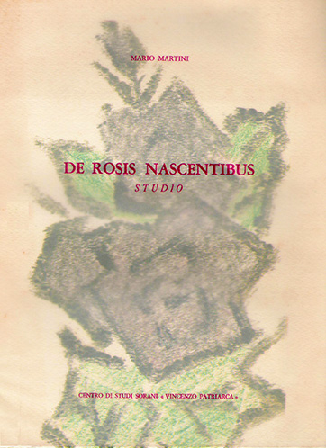 Copertina di De rosis nascentibus